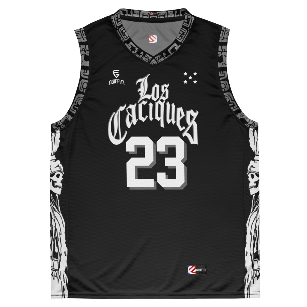 Jersey de Baloncesto Premium - GUIFFITI SPORT, LOS CACIQUES - Material Reciclado.